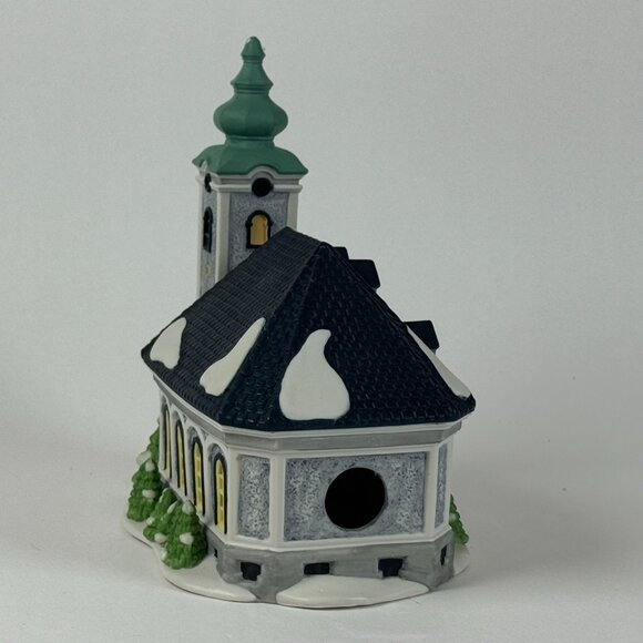 Department 56 St. Nicholas Church Hand Painted Lighted Christmas Village Decor - Picture 2 of 5